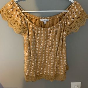 Yellow Flower Flowey Shirt
